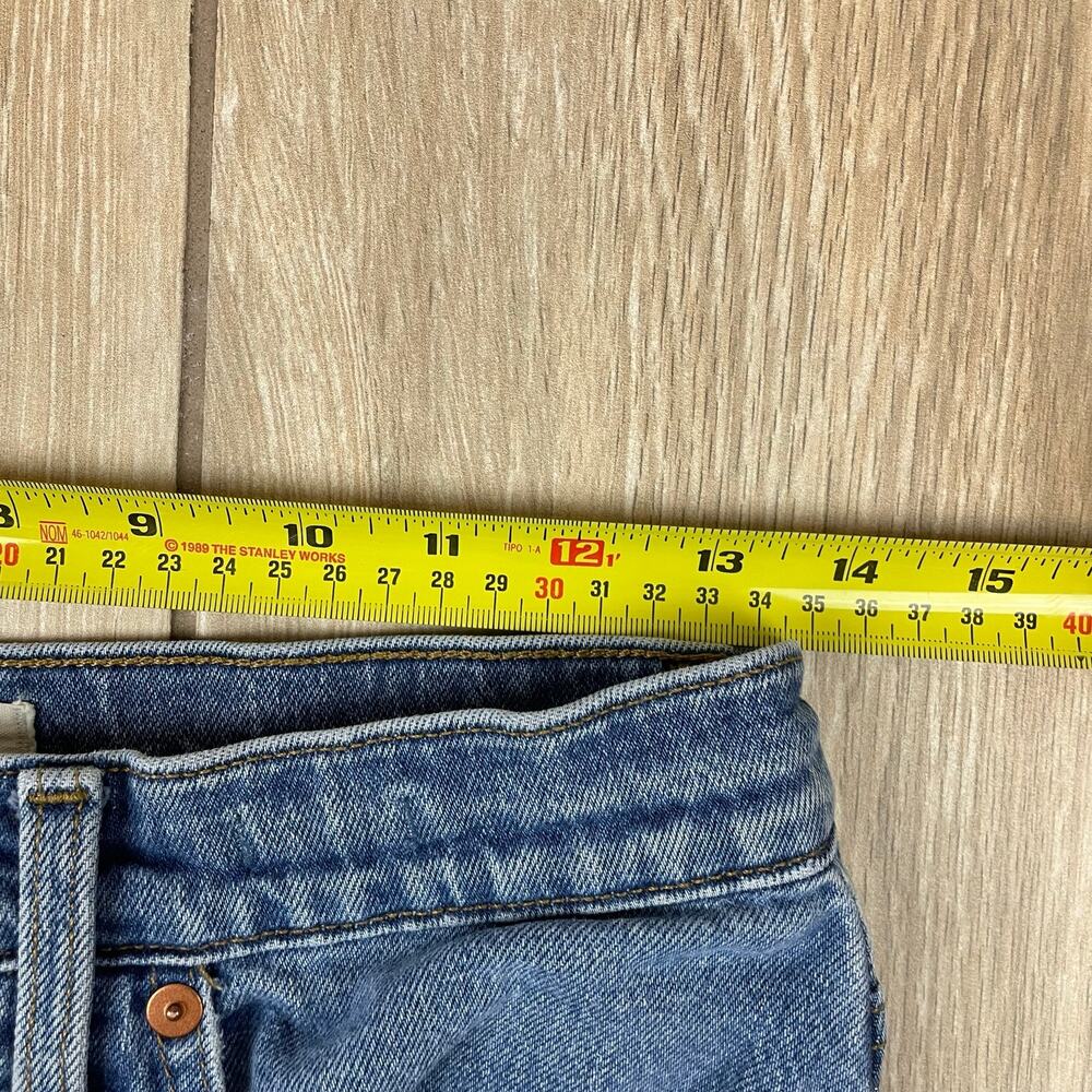Madewell Balloon Jeans Women 27 High Rise Tapered Light Wash Denim 27x25 - Picture 6 of 13